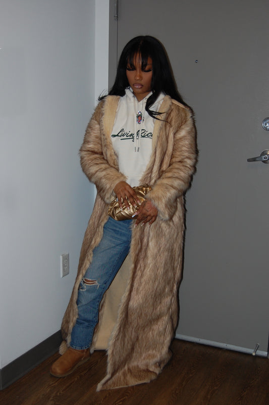 Women’s Fur Trench Coat