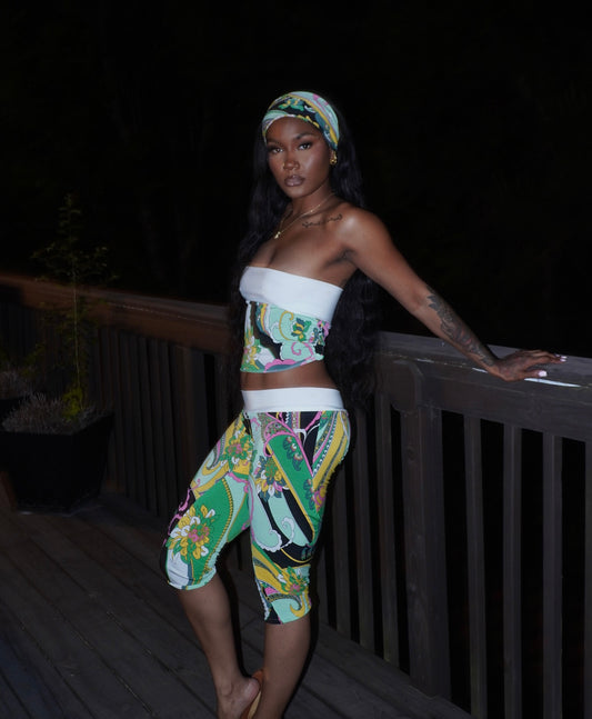 Tube Top Capri Set