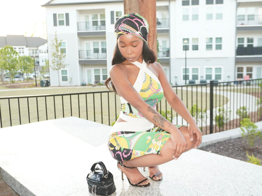 Criss Cross Capri Set